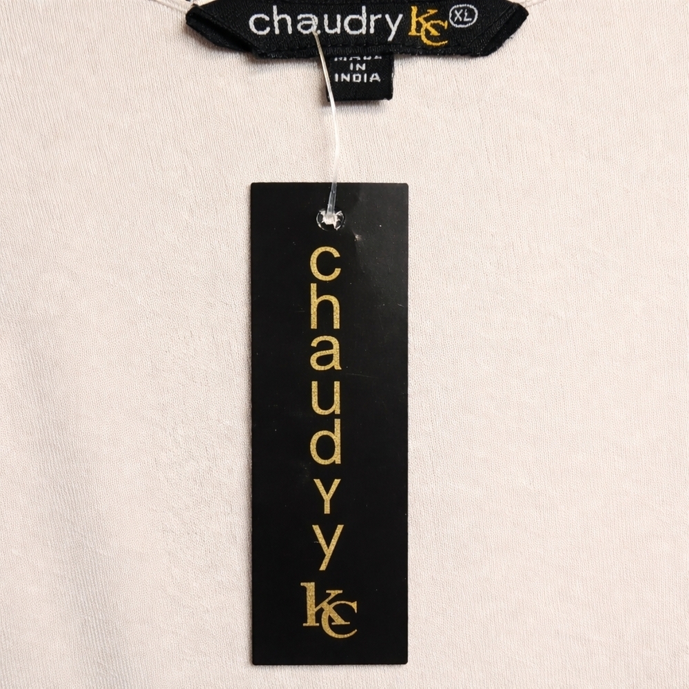 Chaundry KC XL Multicolor Sheer Stripe V-Neck Maxi - Picture 10 of 16